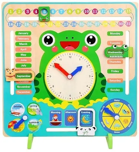 Multi Functional Calendar Clock Toy – Learn Through Play! - Image 1